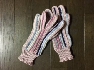かぎ針で編む5本指の手袋 | いとをかし（編み物ブログ）